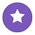 Purple circle around white star shape