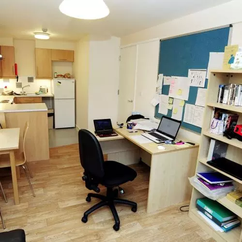 Castle Mill 1-bed flat living area