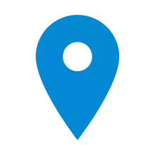blue location pin 