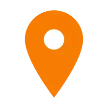 Summertown House - Orange Location Pin 